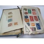 Lincoln stamp album"" complete with stamps as found. Estimate £10-20.