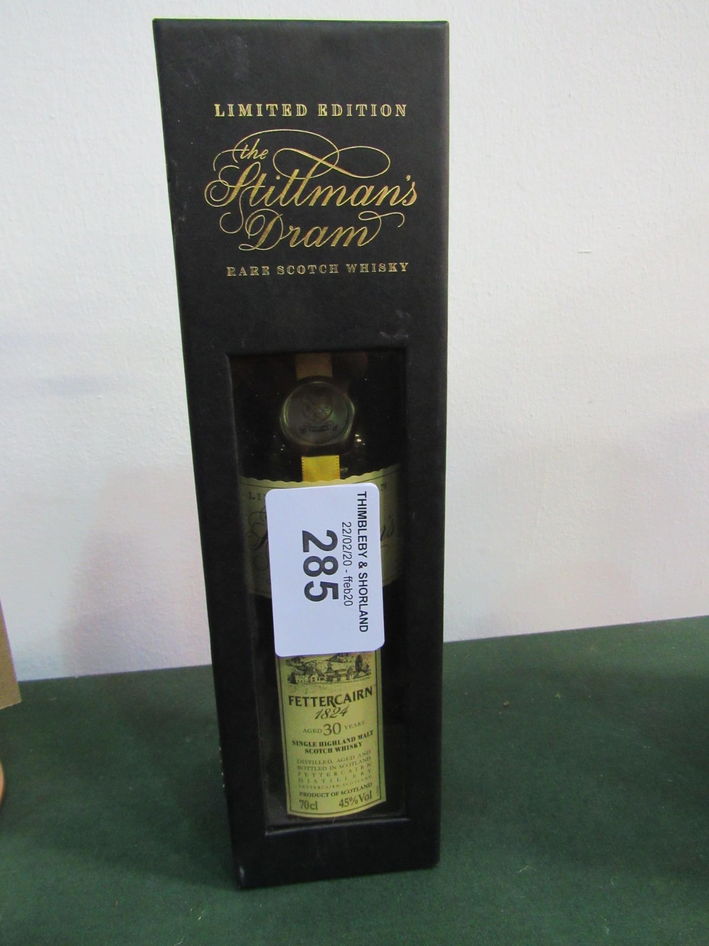 70cl ""The Stillman's Dram whisky"", Fettercairn 1824 single malt whisky, Aged 30 Year. In - Image 3 of 3