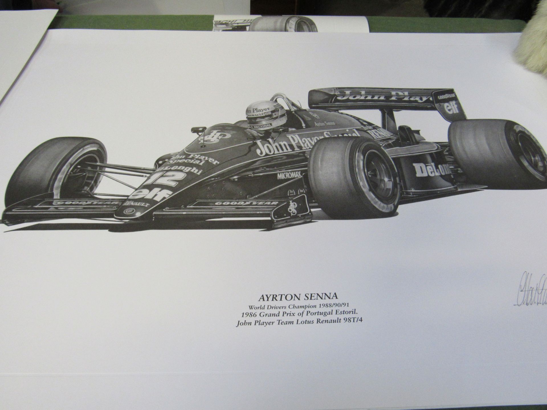 20 various Peter Ratcliffe ""Legends in Time"" limited edition posters of motor racing drivers in - Image 3 of 3