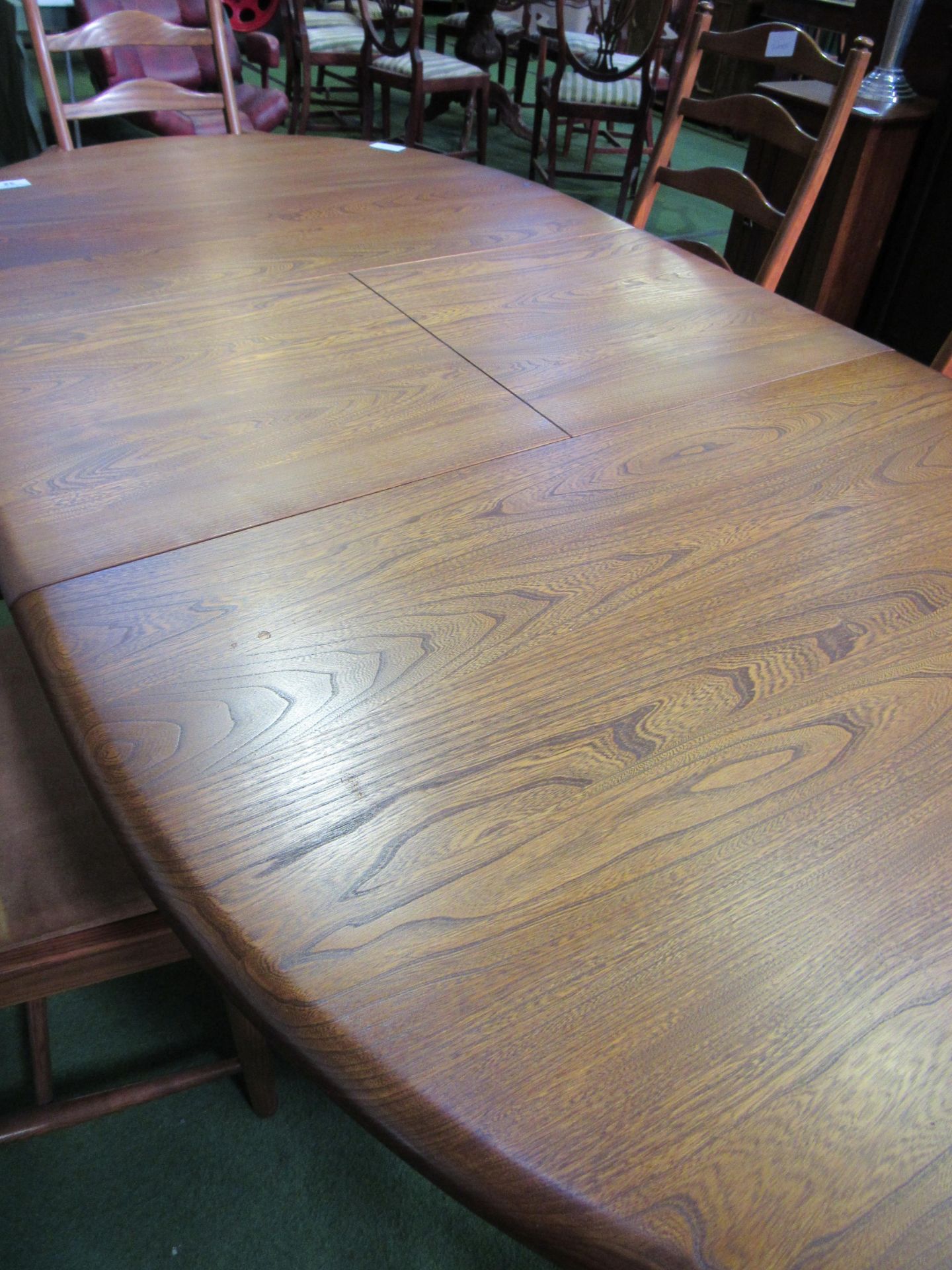 Ercol extending dining table, 212 x 108cms. Estimate £100-150. - Image 5 of 5