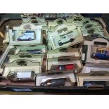 Box of 30 mainly ""Days Gone"" model vehicles, boxed. Estimate £30-60.