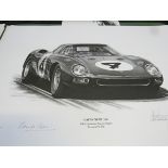 20 various Peter Ratcliffe ""Legends in Time"" limited edition posters of motor racing drivers in