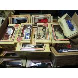 Box of 30 Lledo model vehicles, boxed. Estimate £30-60.