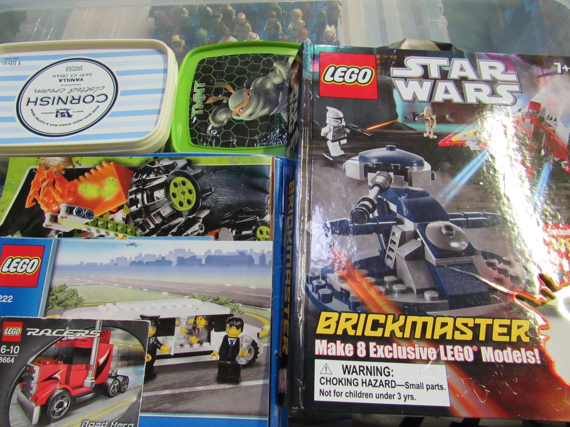 A quantity of Lego, including Star Wars, mini figures, Millennium Falcon etc plus instructions and - Image 2 of 2