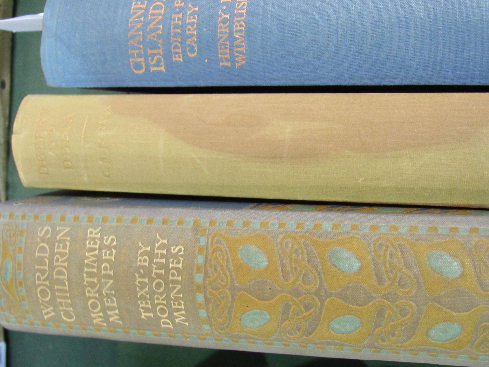 Travel & Topography: 3 books. The Worlds Children, by Mortimer Menpes, 1904, 70 colour plates. The