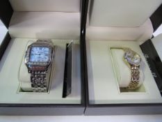 2 boxed Ingersoll wrist watches. Estimate £10-20.