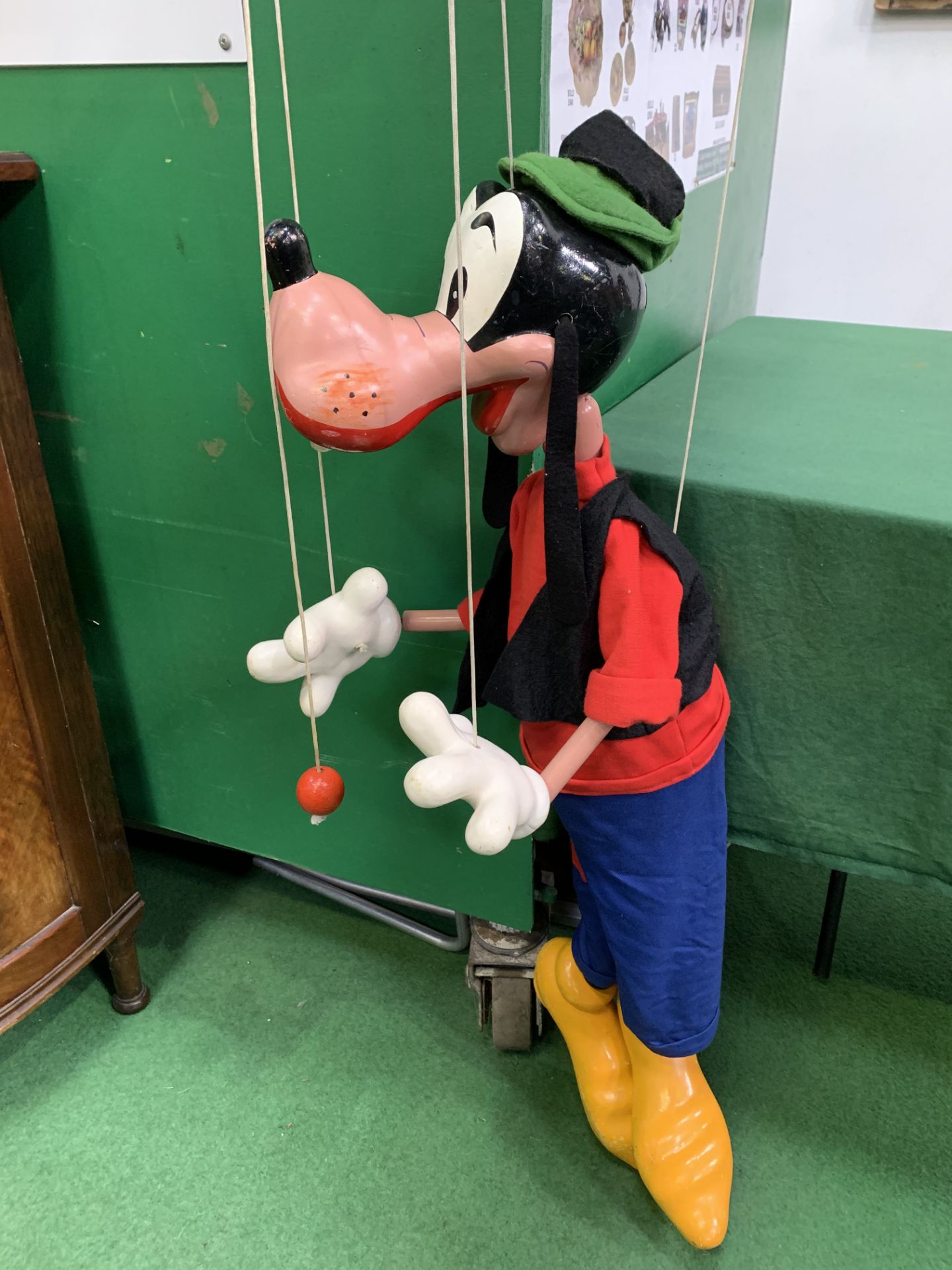 1950's Pelham Puppets large 'Goofy' ex shop display. Height of puppet approx 100cms. Estimate £100- - Image 3 of 4