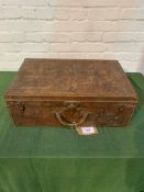 Louis Vuitton suitcase in original condition. Serial number 130789. 61 x 39 x 22cms. Estimate £200-