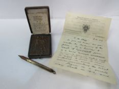 William Crawford and Sons Centenary medal 1813-1913 in original case together with an original
