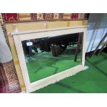 New, boxed, laminated frame wall mirror 80 x 112. Estimate £10-20.