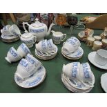 Aynsley part coffee and tea sets, part Royal Worcester tea set, Coalport ""Revelry"" tea set and 2