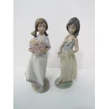 Lladro European Love product number 6155, Lladro Polynesian Love product number 6157. Estimate £10-