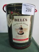 70cl Bells ""Extra Special"" decanter of whisky, Christmas 1991. Estimate £15-20.