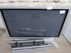 Panasonic TY-ST05-S TV with speakers.