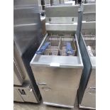 Pitco double fryer. Estimate £350-375.