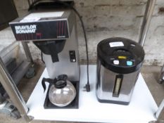 Water boiler and coffee percolator.