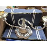 Large quantity of modern silver-plated items.