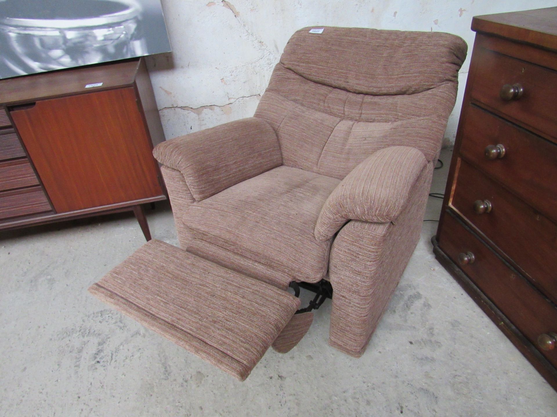 Electric recliner chair.