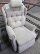 Electric reclining massage chair.