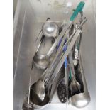 Box of utensils.