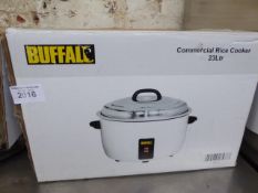 Large Buffalo rice cooker as new. Estimate £60-70.