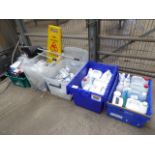 Quantity of cleaning chemicals x 5 boxes