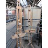 3 artist’s easels.