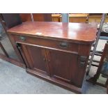 Mahogany sideboard.