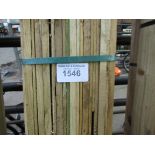 2 packs of 6 foot feather edge timber.