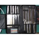 Samurai knife set in case. Estimate £50-55.