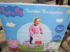 Peppa Pig trampoline.