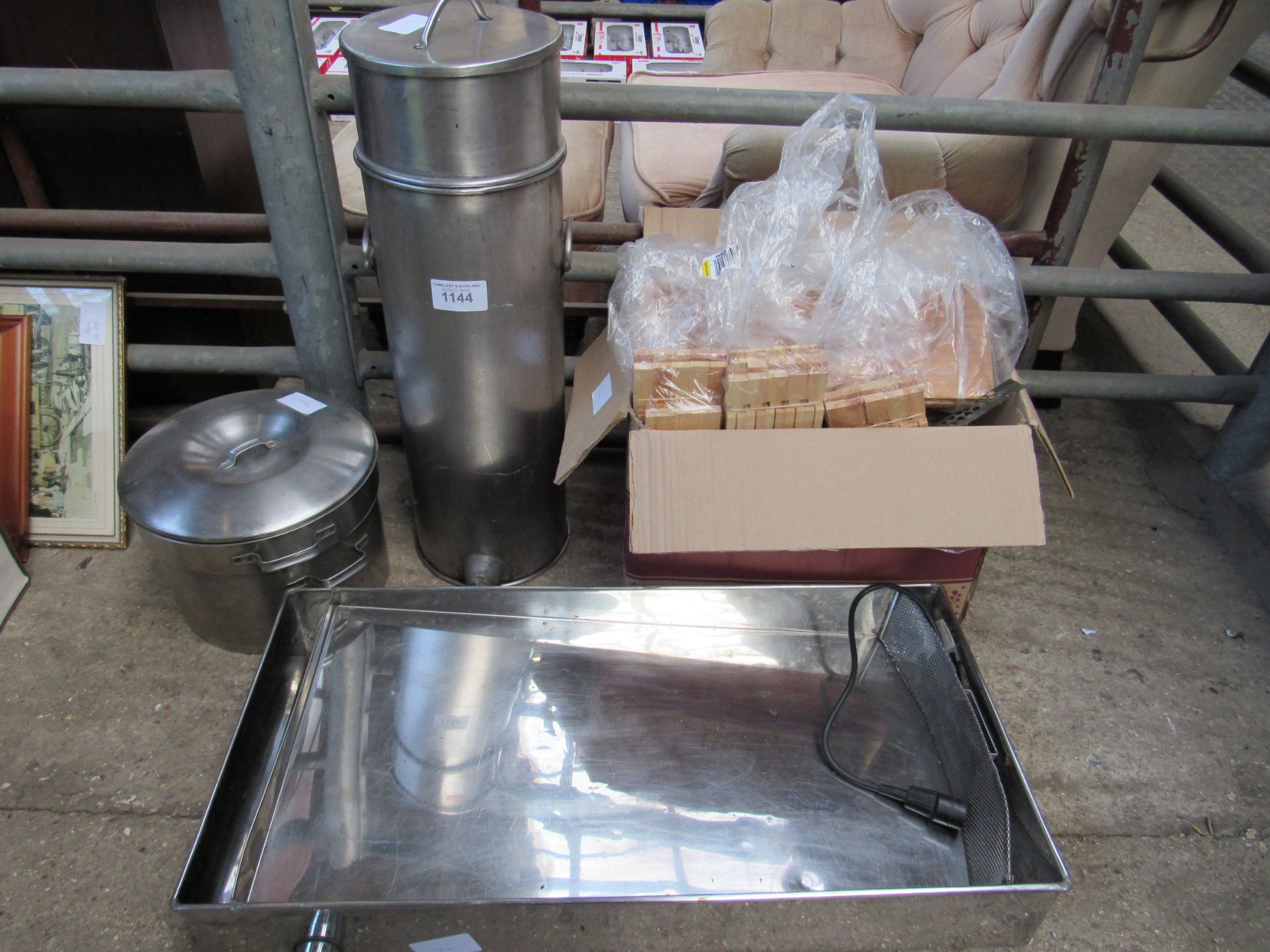 Honey making equipment and hive assembly kit.