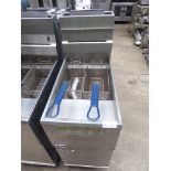 Pitco double fryer. Estimate £350-375.