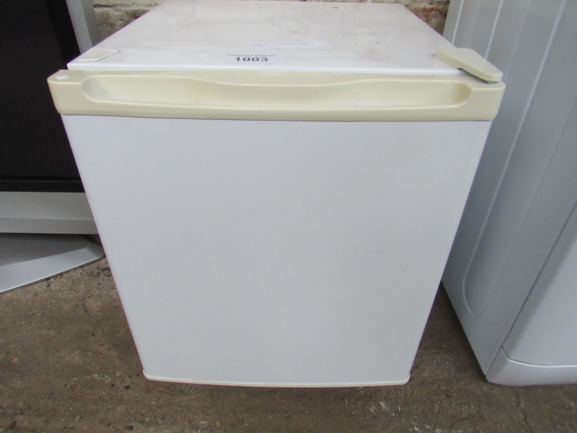 Currys Essentials Tabletop freezer.