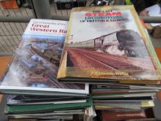 Collection of Railway books.