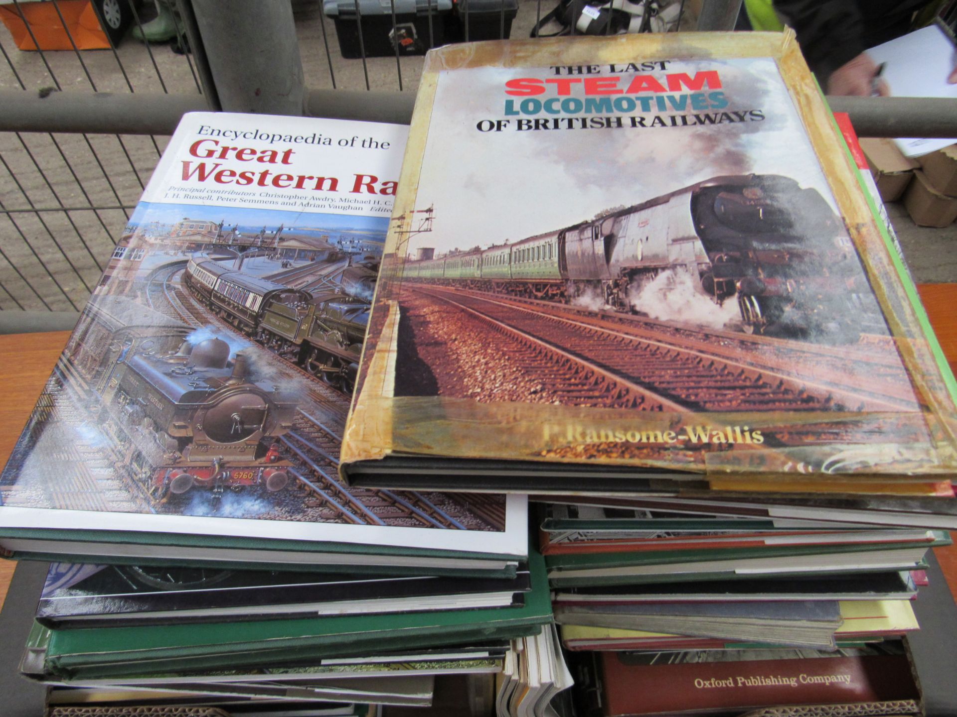 Collection of Railway books.