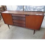 1950/60's sideboard, 153 x 47 x 85cms.