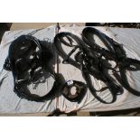 Complete set of single leather harness by Ideal