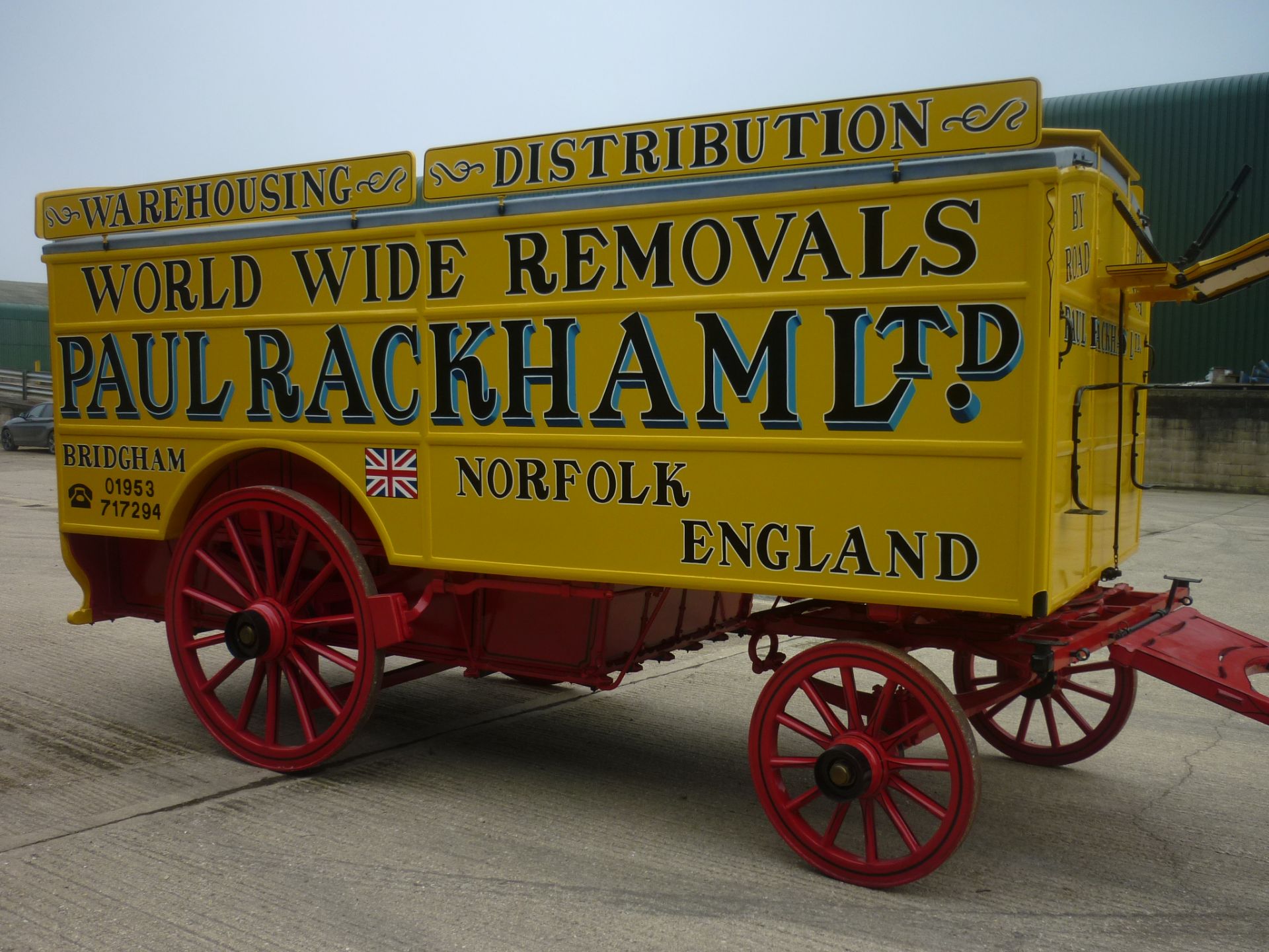 DROP WELL PANTECHNICON by Curtiss & Sons, Ltd., Pearl Buildings, Portsmouth circa 1900 to suit - Image 3 of 6