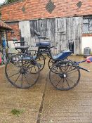 SPIDER PHAETON built by Brunnswick Carriage Co., of a modern construction to suit 14.2 to 15.2hh