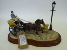 Model by Border Fine Arts of a Baker's Cart, signed Ayres 781/1500