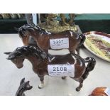 Beswick model of a bay horse, 5ins