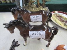 Beswick model of a bay horse, 5ins