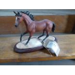 Model of a bay mare