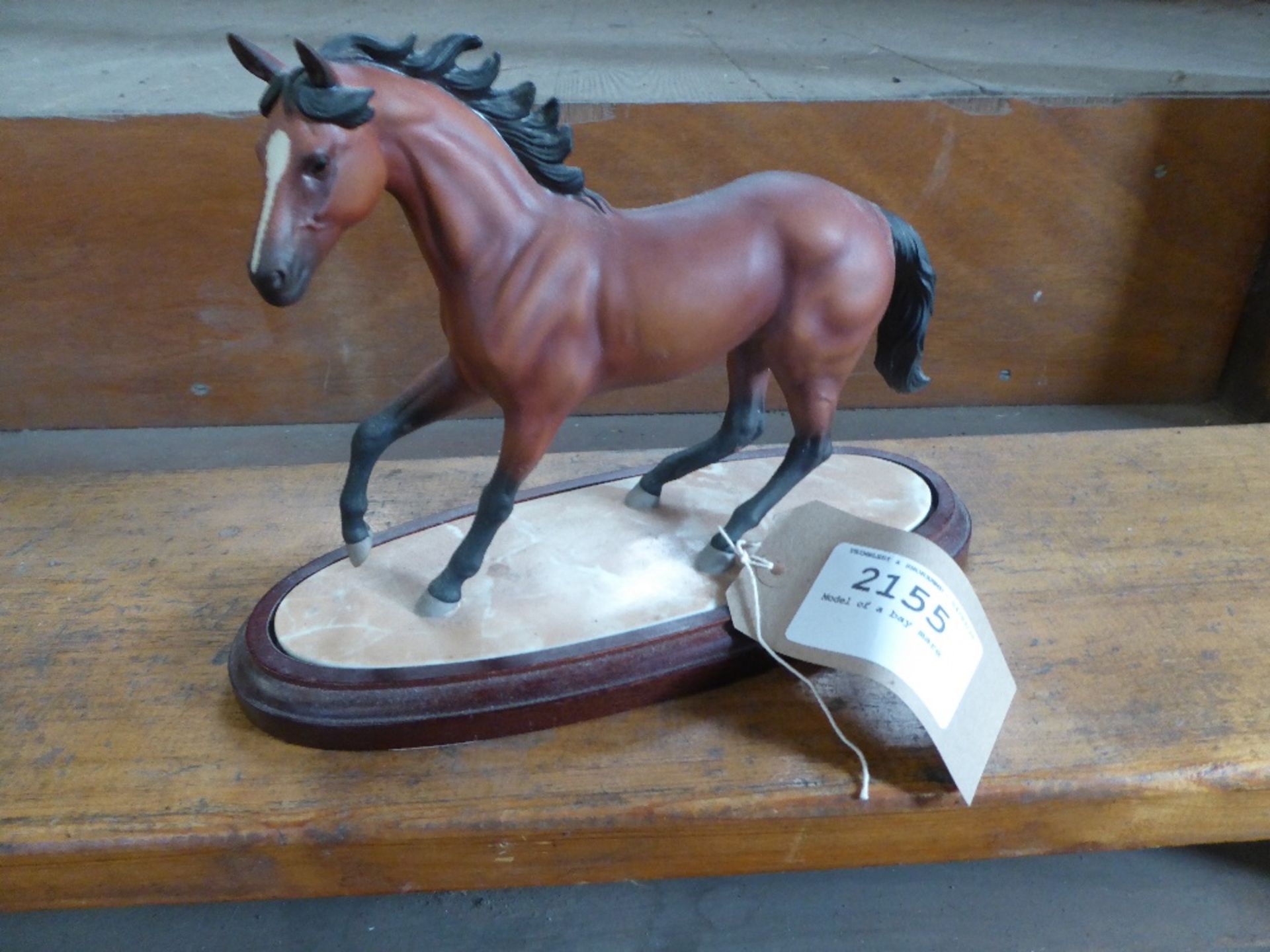 Model of a bay mare