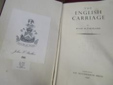 The English Carriage by Hugh McCausland,1948. Col. and black and white illustrations. Very