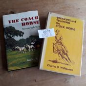 Two American books - The Coach Horse by Stanley Jepson, 1977 and a signed copy of Breaking and