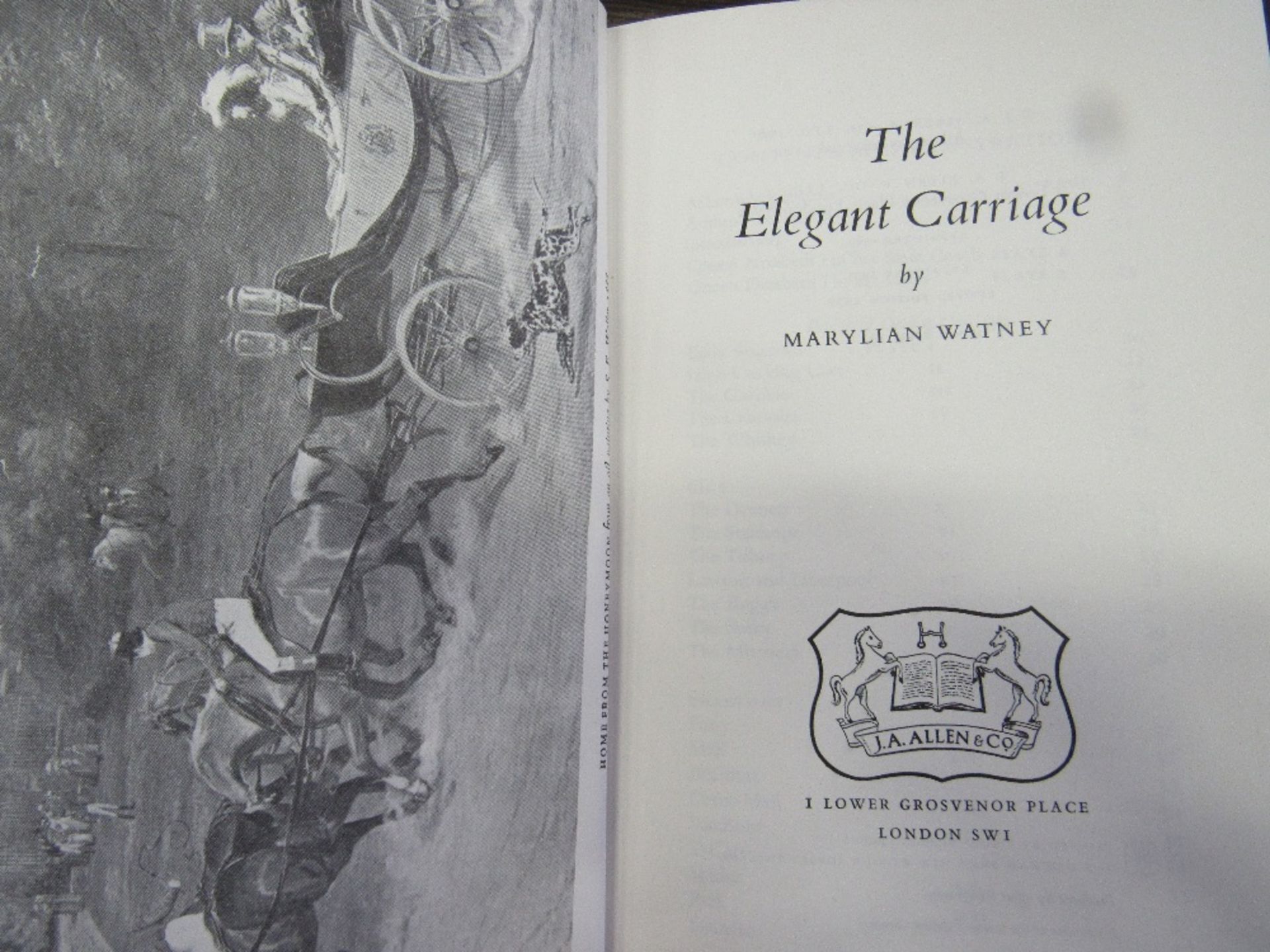Watney, Marylian: The Elegant Carriage; Revised edition 1979. Well illustrated