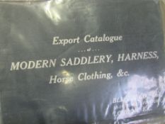 Bliss & Co: Illustrated Catalogue of Saddlery, Harness, Horse Clothing ; 1910. A comprehensive