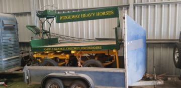 TWIN-AXLE TRAILER built by Tow-A-Van fitted with a solar powered winch. Measures 4.4m overall length